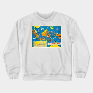 Vintage Travel - Indonesia Crewneck Sweatshirt